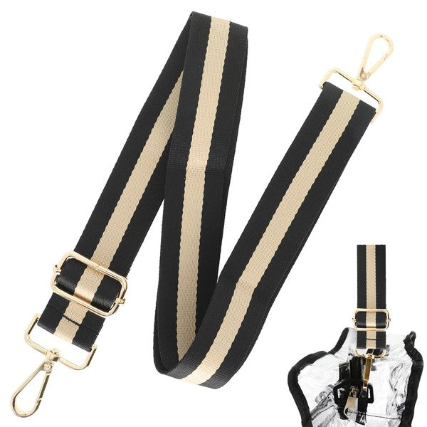 Black n Gold Purse Strap