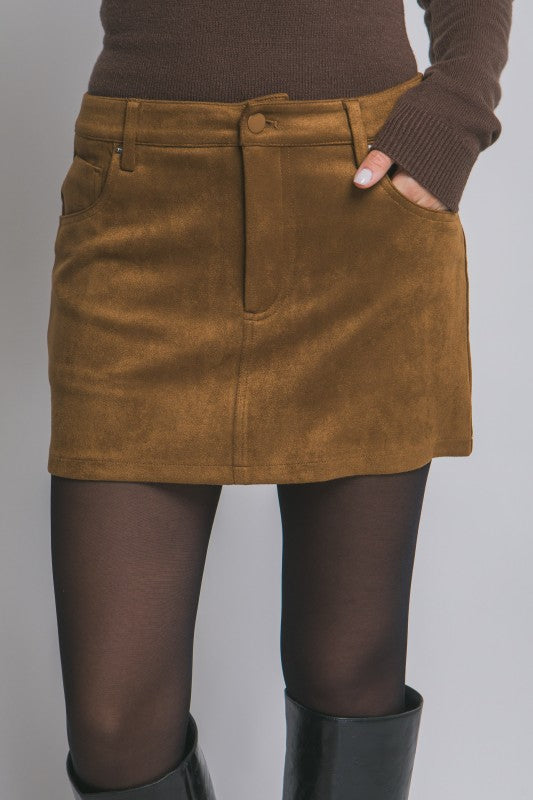 Mini Camel Skort