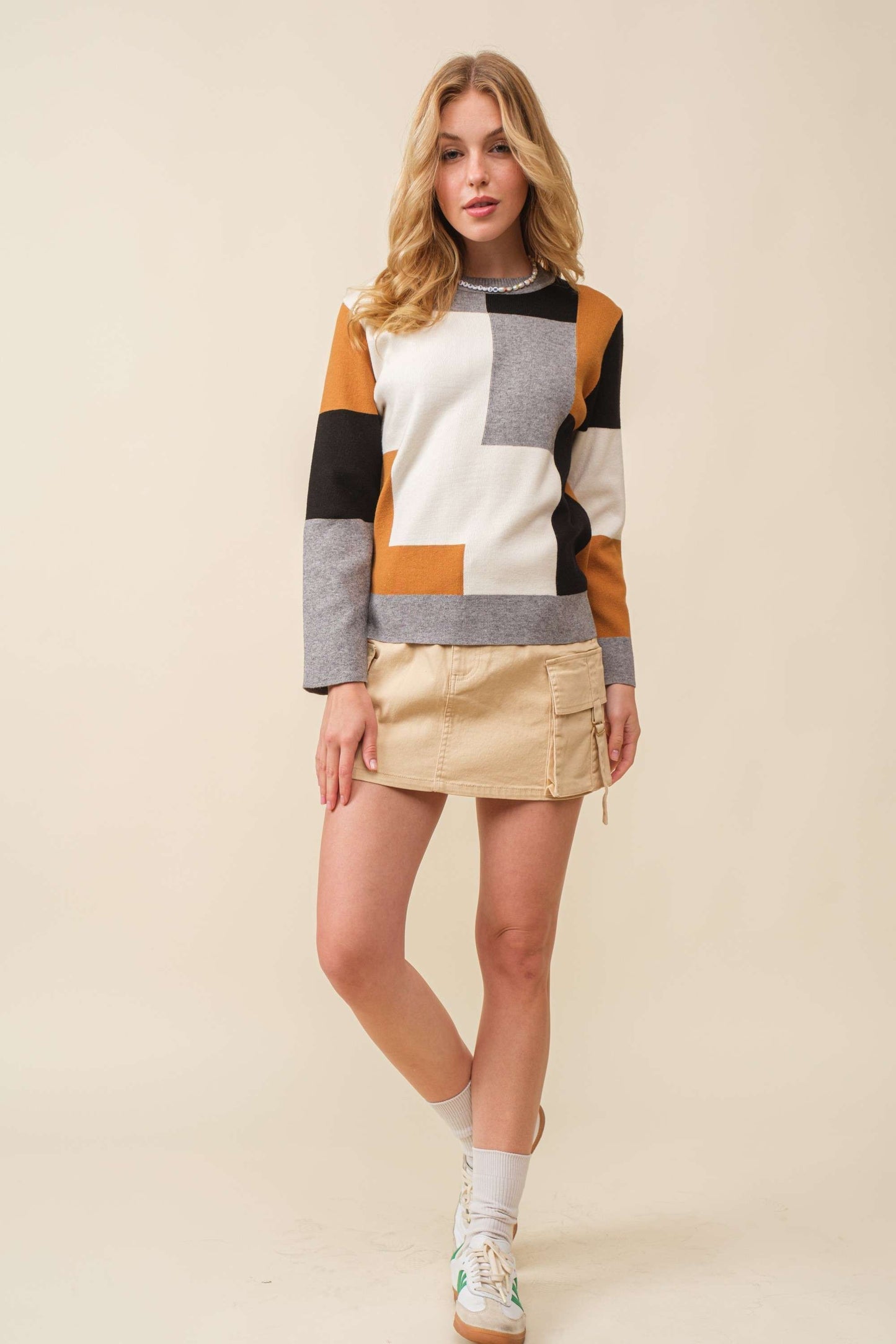 Color Block Sweater