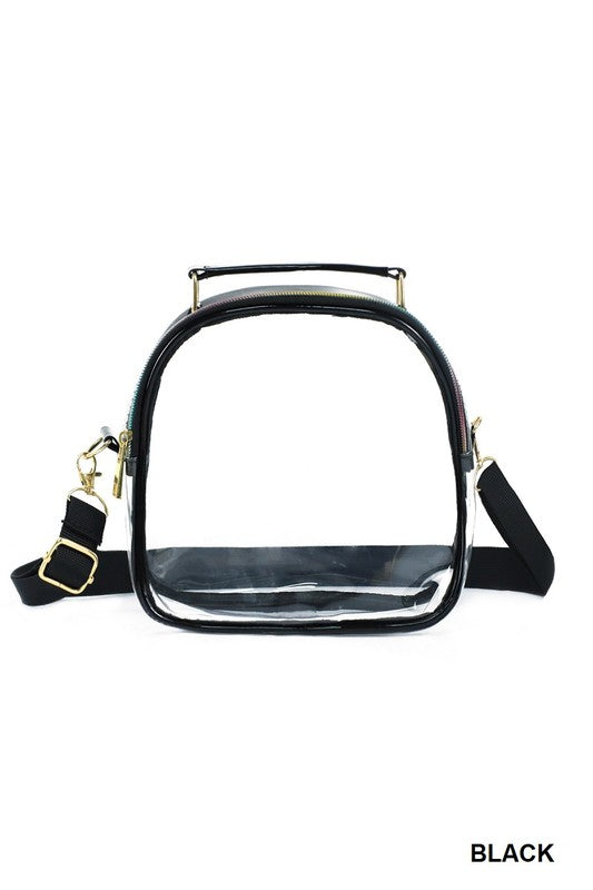Black Stadium Clear Bags