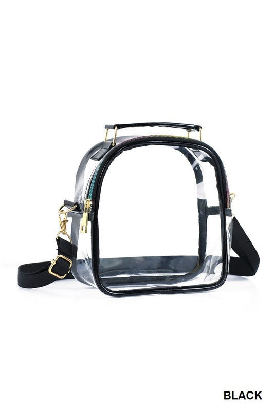 Black Stadium Clear Bags
