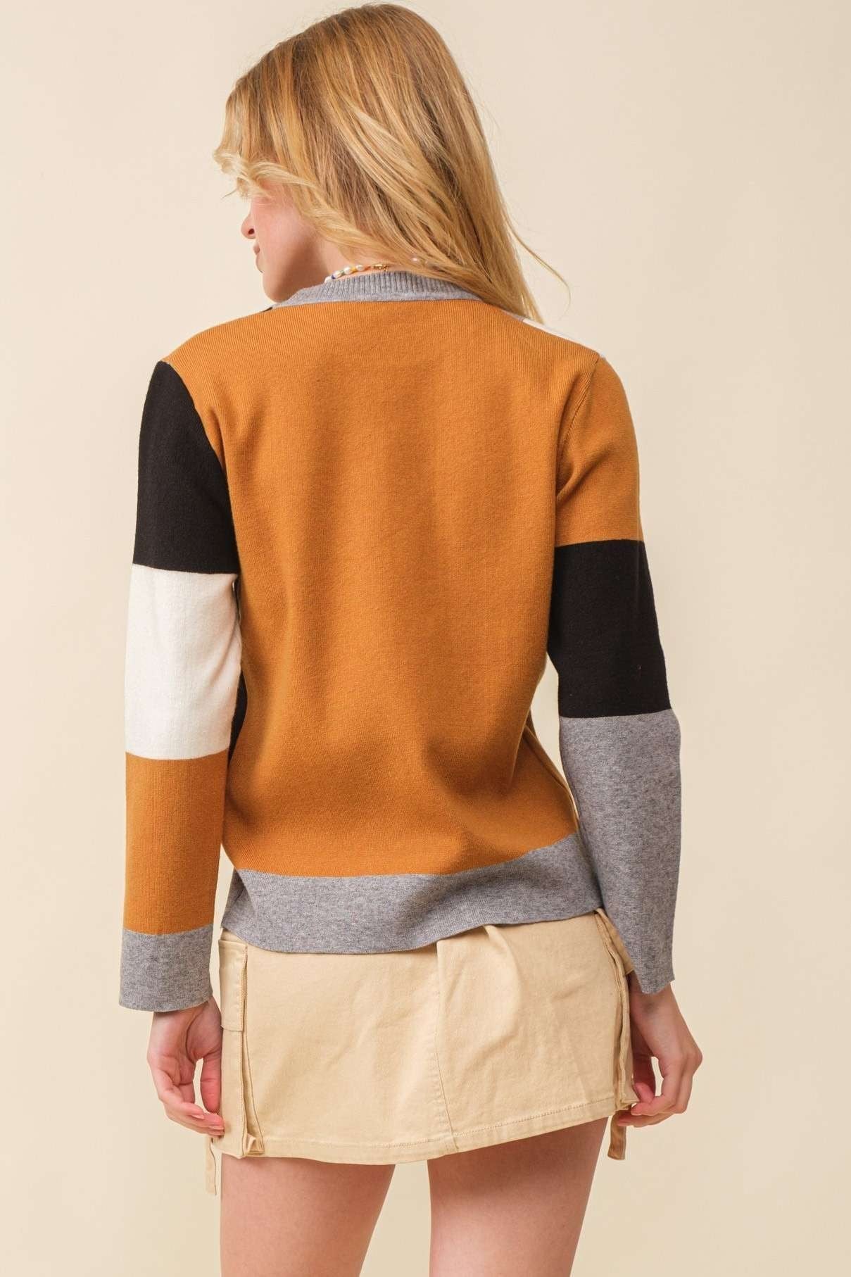 Color Block Sweater