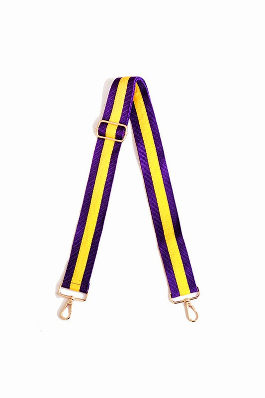 Purple & Gold Purse Strap