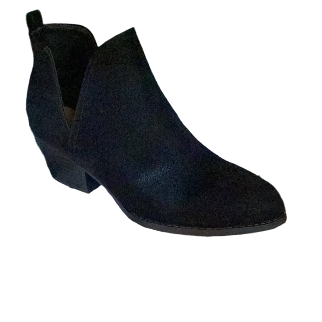 Nubuck Black Cherish Low Cut Boot