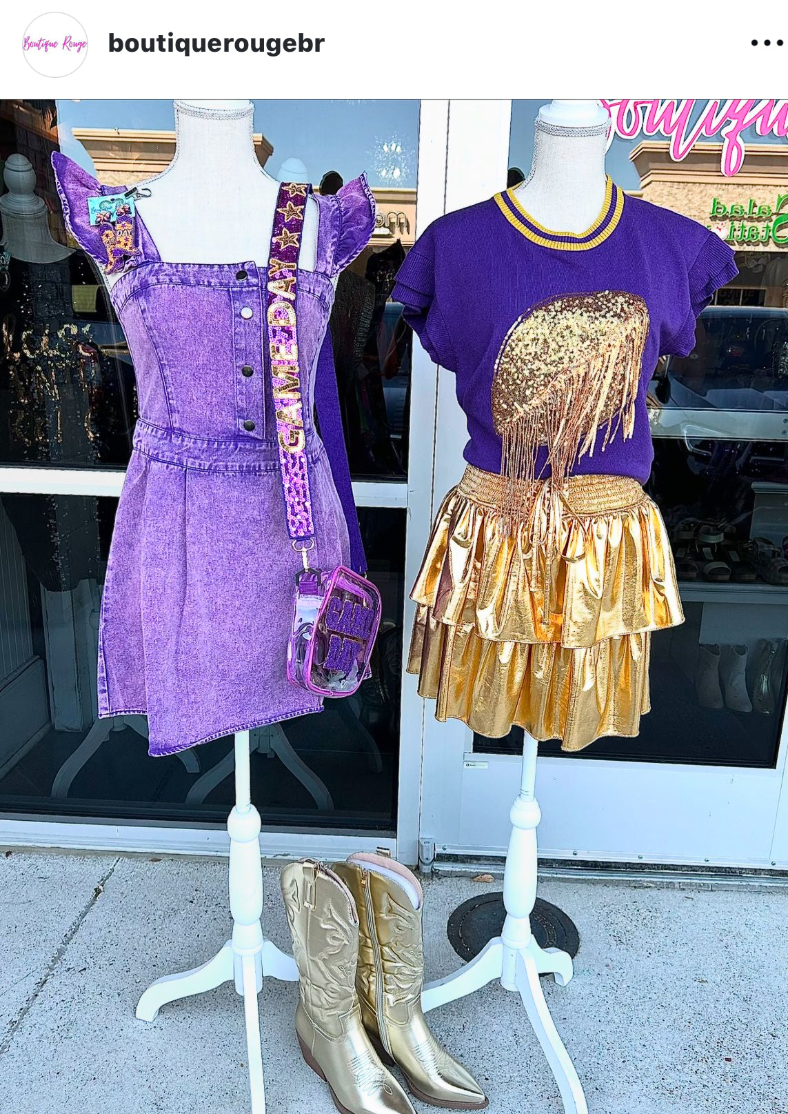 Sequin Football w/Fringe Sweater Top