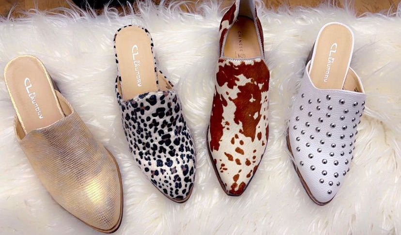 Cow Print Slip on