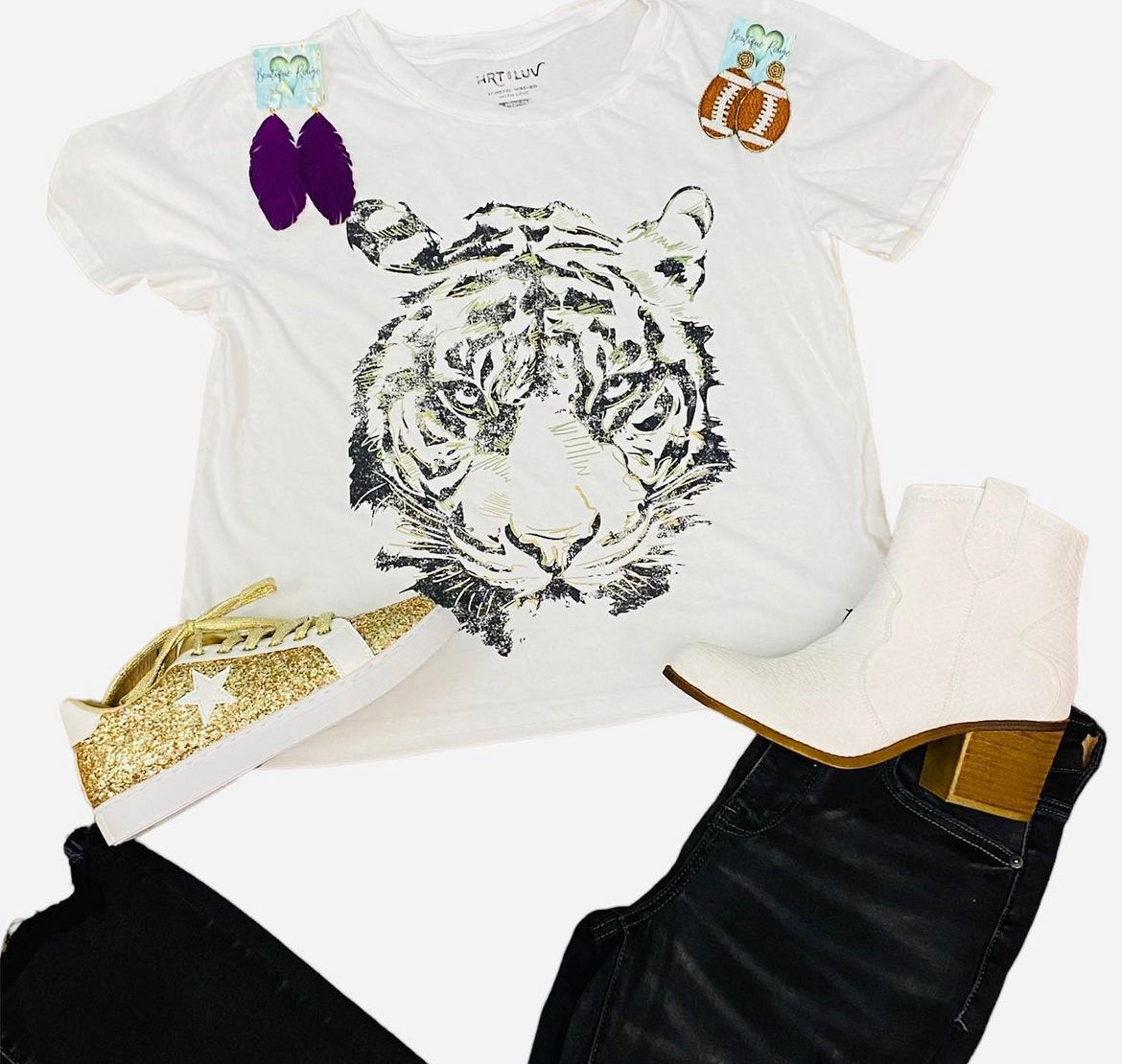Fierce Foil Tiger Top