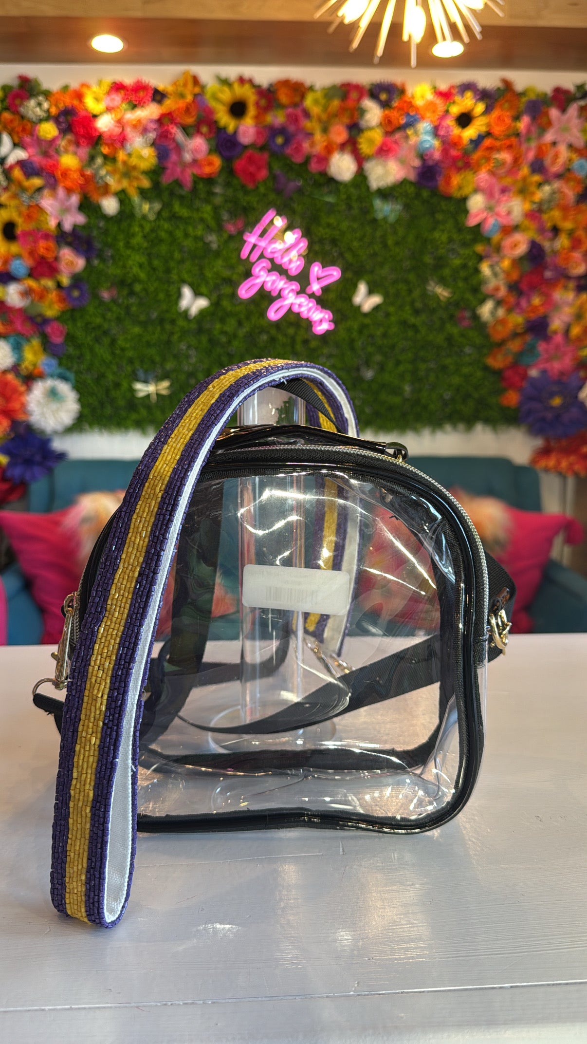 Black Stadium Clear Bags