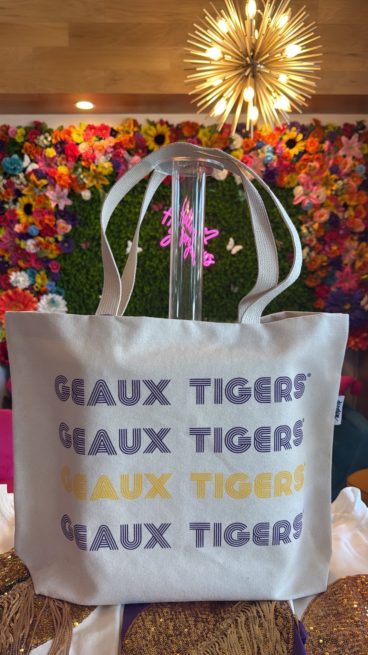 GEAUX TIGERS TOTE