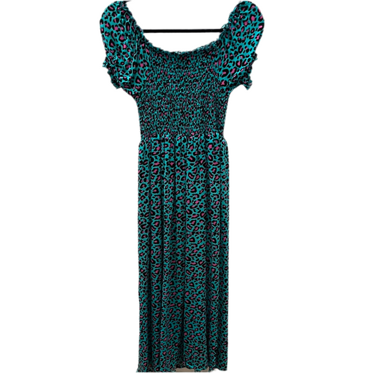 Dress Turquoise Off Shoulder Long