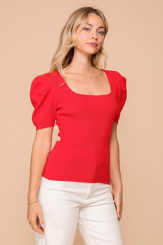 Feeling Sassy Puff Sleeve Top