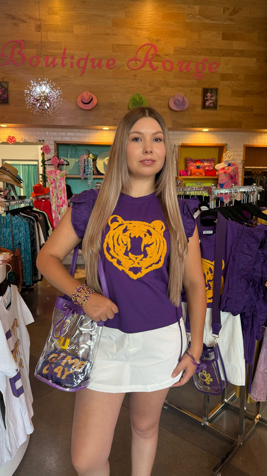 High Waisted Zipper Down Skort