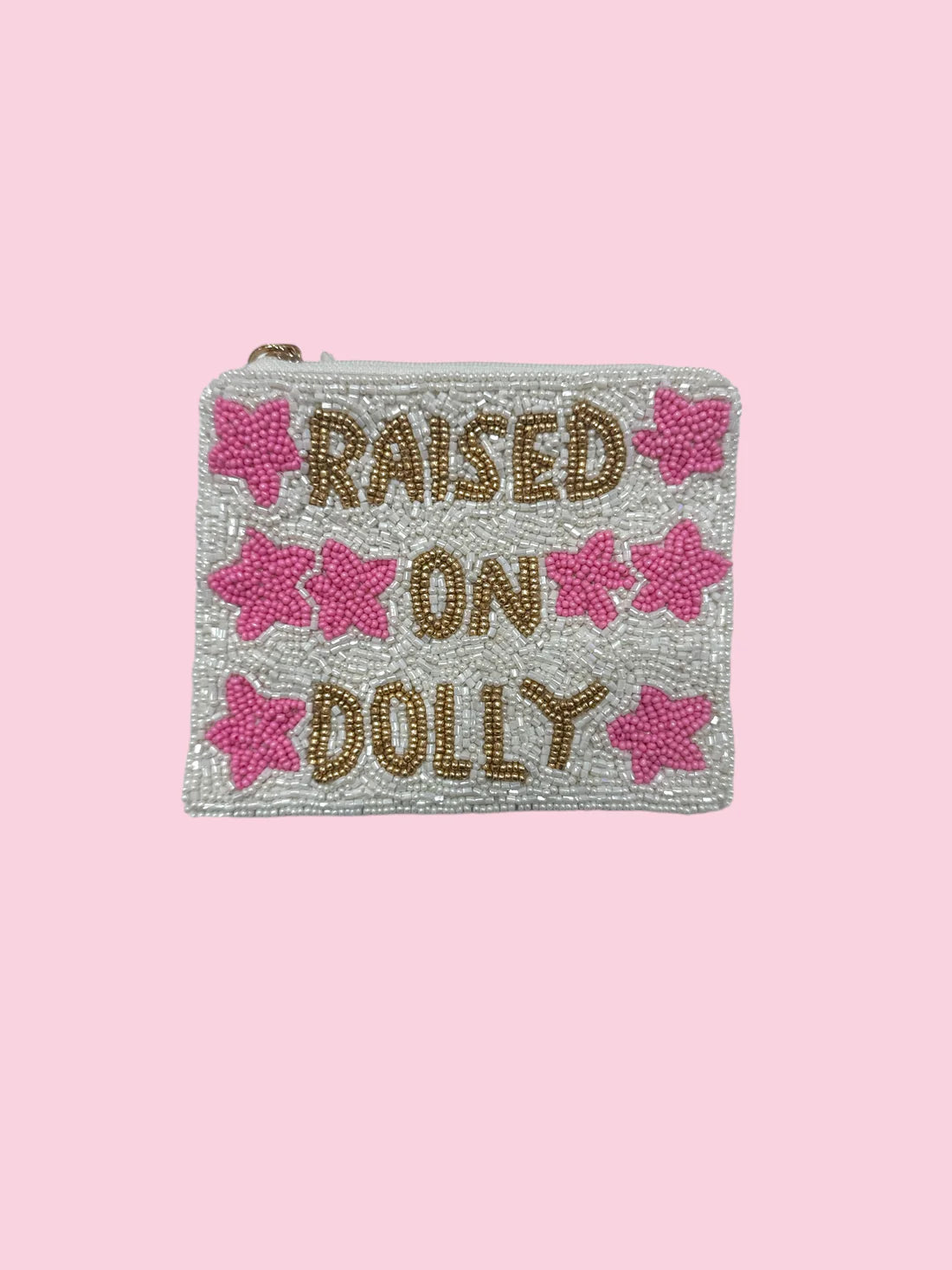 Raised on Dolly Beaded Pouch