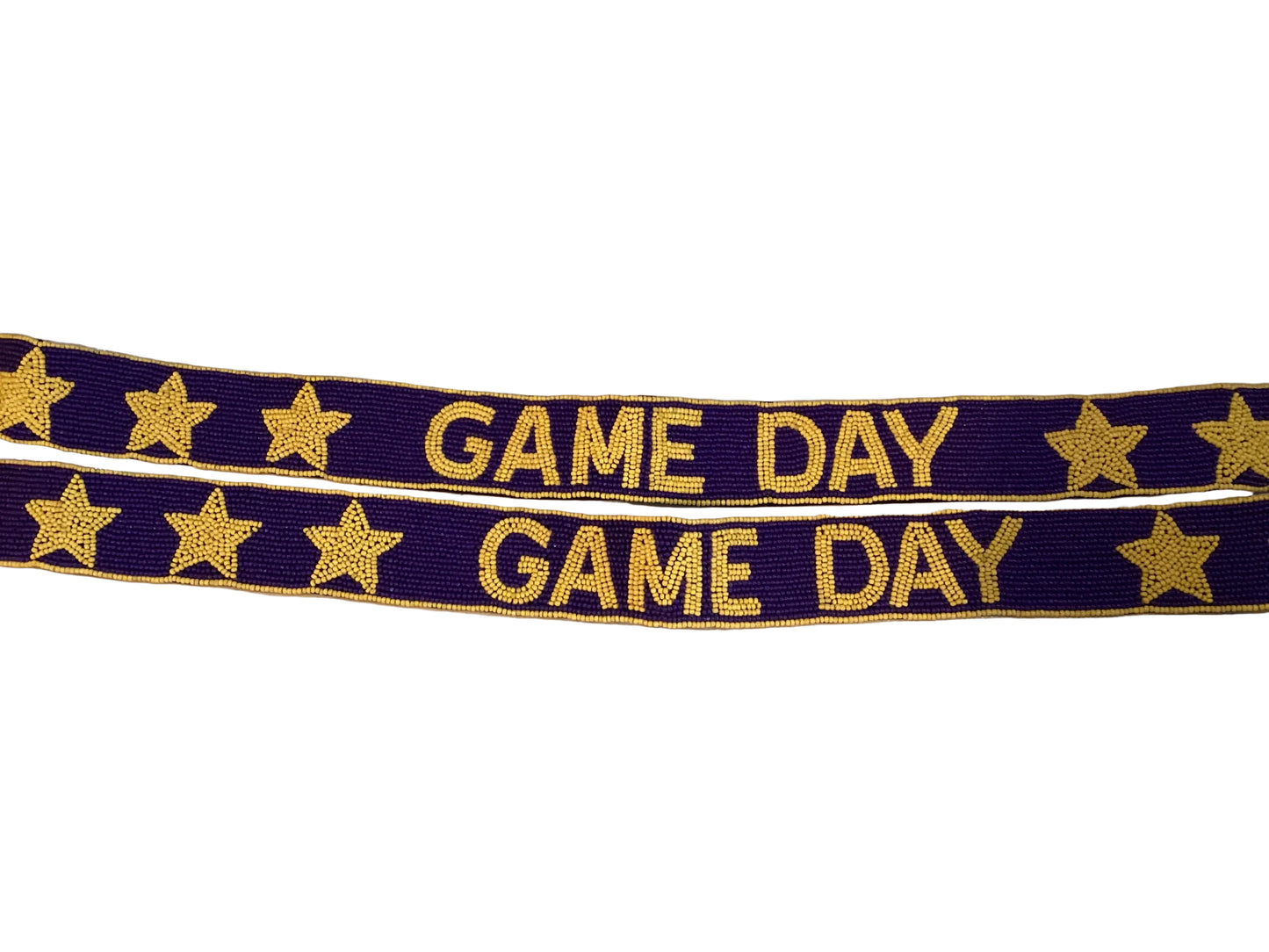 Game Day Beaded Bag Strap