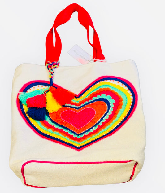 BRIGHT AS YOUR HEART TOTE