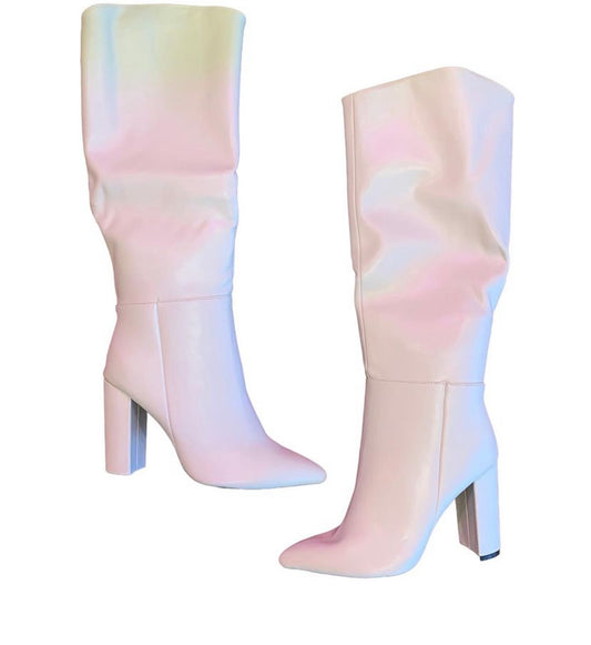 Tessa Off White GOGO BOOTS