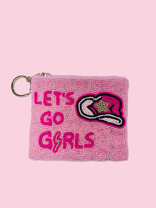 Let’s Go Girls Beaded Pouch