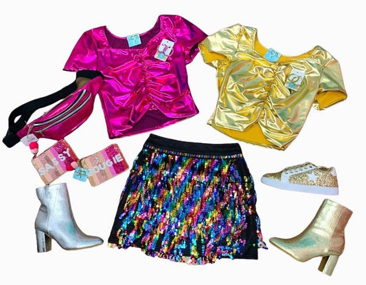 Girls Just Want to Have Fun Foil Top