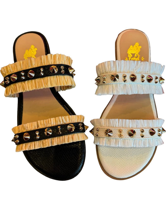 Blair Sandal Natural/Black