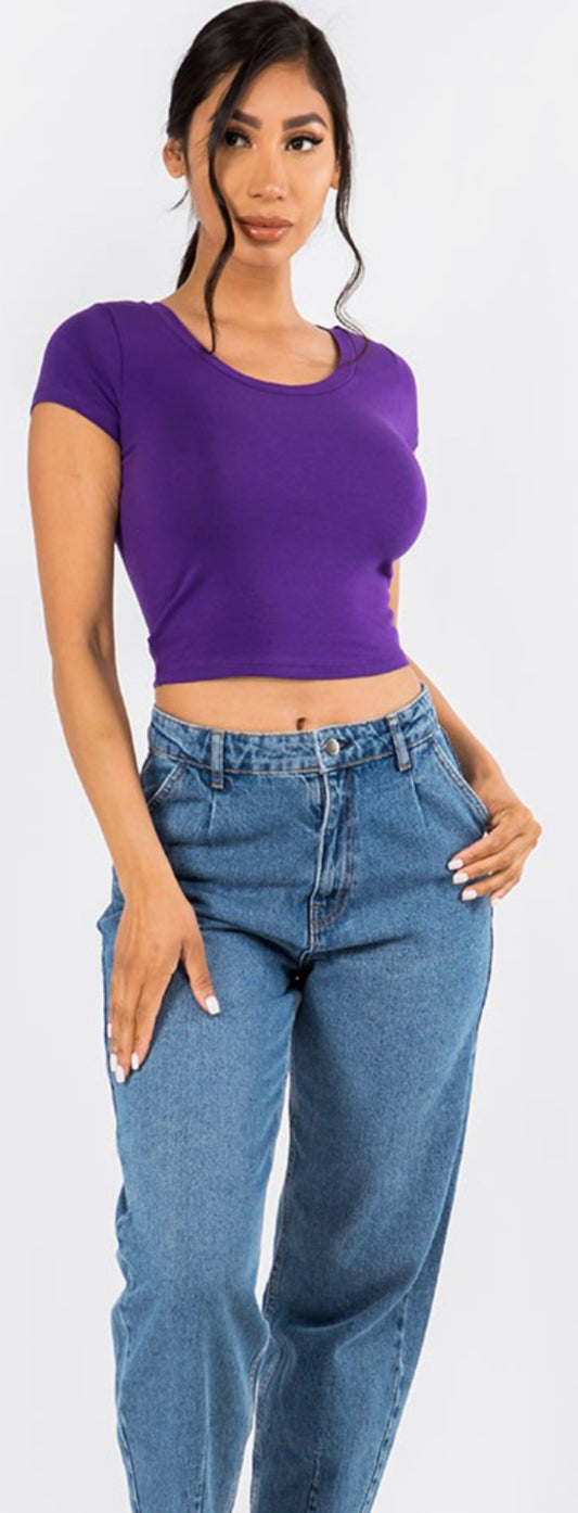 CROP TEE