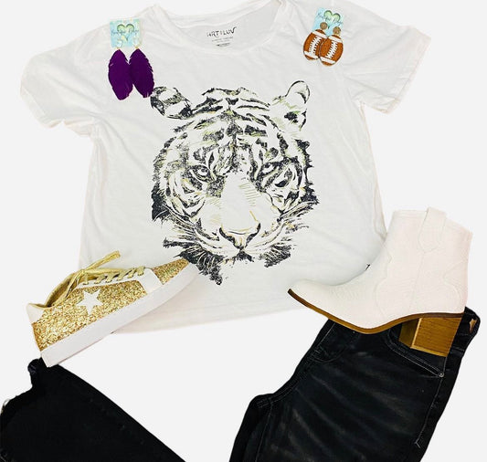 Fierce Foil Tiger Top